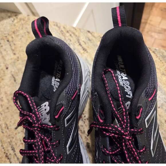 New Balance 573 All Terrain Athletic Shoes Women Black Pink Size 10.5 B W7T573E3 - Picture 6 of 13
